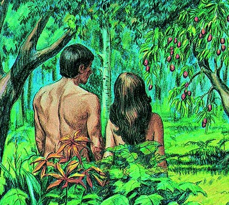 по Библии   Адам и Ева   - прародители всего человечества, единственные, кому Бог поручил продолжить свой замысел